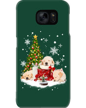 Load image into Gallery viewer, Funny Golden Retrievers Sleep In Red Boots Gift For Dog Lovers Phone case
