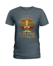 Load image into Gallery viewer, Mujer De Septiembre El Alma De Una Bruja Retro Vintage Gift  For Yoga Lovers Ladies Tee
