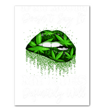Load image into Gallery viewer, If My Mouth Doesn't Say It My Eyes Definitely Will Custom Design Framed Matte Canvas
