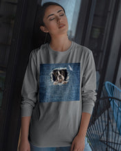 Load image into Gallery viewer, Blue Phone Case With Hole Gift For Boston Terrier Lovers Unisex Long Sleeve
