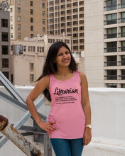 Load image into Gallery viewer, Librarian Keeper Of Books Guardian Of Knowledge Custom Gift For Librarian Ladies Flowy Tank
