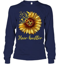 Load image into Gallery viewer, Hair Hustler Sunflower Trending Gift For Friends Unisex Long Sleeve
