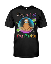 Load image into Gallery viewer, Lovely Phone Case Stay Out Of My Bubble Gift For Sloth Lovers Guys Tee
