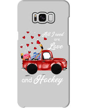 Load image into Gallery viewer, All I Need Are Love And Hockey Gift For Hockey Players Phone case
