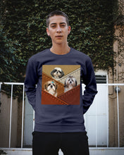 Load image into Gallery viewer, Three Cute Shih Tzu In Bag Gift For Dog Lovers Sweatshirt
