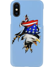 Load image into Gallery viewer, Eagle Giant Scratch USA Flag Gift For Women Phone case
