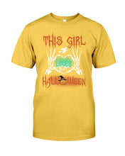 Load image into Gallery viewer, This Girl Loves Halloween Gift For Girls Guys Tee

