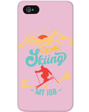 Load image into Gallery viewer, I'm Retired Skiing Is My Job Mountainous Terrain Phone case
