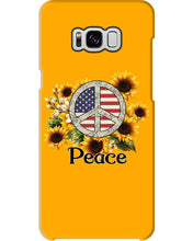 Load image into Gallery viewer, Peace Sign Sunflower Birthday Gift For Girls Phone case
