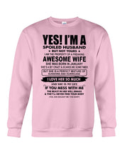 Load image into Gallery viewer, I'm A Spoiled Husband But Not Yours - Awesome Wife Who Was Born In January Sweatshirt
