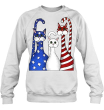 Load image into Gallery viewer, Cat Happy America  Independence's Day Special Custom Design Sweatshirt
