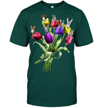 Load image into Gallery viewer, Vintage Funny Donkey With Tulip Trending For Donkey Lovers Guys Tee
