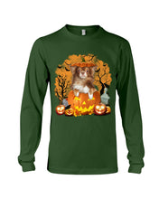 Load image into Gallery viewer, Chihuahua Book Pumpkin Halloween Gift For Dog Lovers Unisex Long Sleeve
