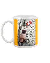Load image into Gallery viewer, Siamese Cat Red Cardinals Those We Love Mug
