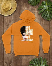 Load image into Gallery viewer, Not Today Satan Not Today Gift For Women Hoodie
