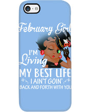Load image into Gallery viewer, Betty Boop February Girl Living My Best Life Birthday Meaningful Gift Phone case
