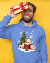 Load image into Gallery viewer, Funny Golden Retrievers Sleep In Red Boots Gift For Dog Lovers Hoodie
