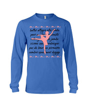 Load image into Gallery viewer, Ballet Words Pink Pattern Gift For Ballet Dancer Unisex Long Sleeve
