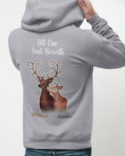 Load image into Gallery viewer, Custom Name Deers Gift For Boyfriend Till Our Last Breath Hoodie
