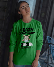 Load image into Gallery viewer, Crazy Goat Lady 2020 Quarantined Gift For Goat Lovers Unisex Long Sleeve
