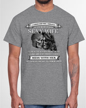 Load image into Gallery viewer, Shes Stubborn Messy And A Brat At Times Black Gift For Husband Guys Tee
