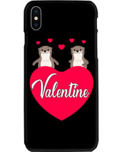Load image into Gallery viewer, Couple Otter Valentine's Day Gift For Otter Lovers Phone case
