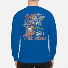 Load image into Gallery viewer, Once A Firefighter   Always A Firefighter   Special Custom Design Sweatshirt
