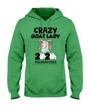 Load image into Gallery viewer, Crazy Goat Lady 2020 Quarantined Gift For Goat Lovers Hoodie
