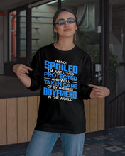 Load image into Gallery viewer, I'm Just Loved Protected And Well Taken Care Of By The Best Boyfriend Unisex Long Sleeve
