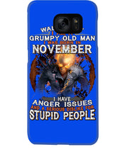 Load image into Gallery viewer, Walk Away I Am A Grumpy Old Man Who Was Born In November Birthday Gift Phone case
