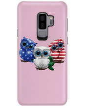 Load image into Gallery viewer, Lovely Phone Case Three Owl With US Flag Gift For Owl Lovers Phone case
