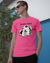 Load image into Gallery viewer, Six Feet People Alaska Husky  Unique Custom Design For Dog Lovers Guys Tee
