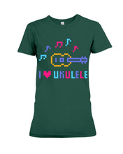 Load image into Gallery viewer, Ukulele Lovely Custom Design For Music Instrument  Lovers Ladies Tee
