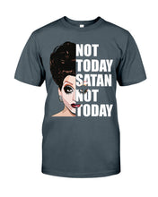 Load image into Gallery viewer, Not Today Satan Not Today Gift For Women Guys Tee
