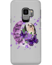Load image into Gallery viewer, Purple Moon Light Shih Tzu Gift For Dog Lovers Phone case
