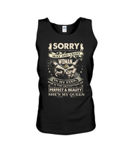 Load image into Gallery viewer, I'm Already Taken By A Sexy Crazy Woman Custom Design Unisex Tank Top
