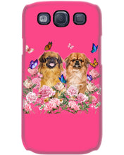 Load image into Gallery viewer, Pekingese With Peonies Gift For Dog Lovers Phone case
