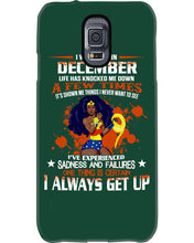 Load image into Gallery viewer, December Superwoman  Life Has Knocked Me Down Birthday Meaningful Gift Phone case
