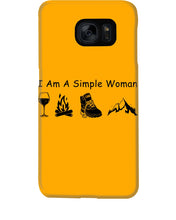 Load image into Gallery viewer, Simple Woman Loves Wine Camping Shoes And Climbing Phone case
