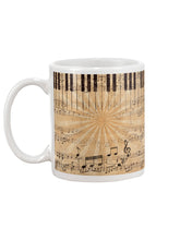 Load image into Gallery viewer, Vintage Design Piano Song Gift For Music Lovers Mug
