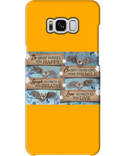 Load image into Gallery viewer, Do What Makes You Happy With Bats Gift For Girls Phone case

