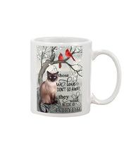 Load image into Gallery viewer, Siamese Cat Red Cardinals Those We Love Mug

