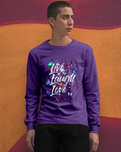 Load image into Gallery viewer, Butterfly Live Laugh Love Gift For Lover Unisex Long Sleeve
