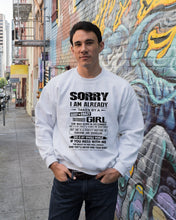 Load image into Gallery viewer, I'm Already Taken By December Sexy And Crazy Girl For Birthday Gift Sweatshirt
