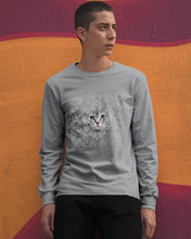 Load image into Gallery viewer, Vintage Cat's Face Unique Custom Design For Cat Lovers Unisex Long Sleeve
