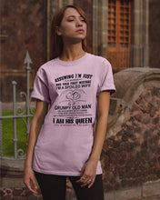 Load image into Gallery viewer, A Spoiled Wife Of An October Grumpy Old Man Birthday Meaningful Gift Guys Tee
