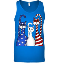Load image into Gallery viewer, Cat Happy America  Independence's Day Special Custom Design Unisex Tank Top
