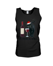 Load image into Gallery viewer, Cat Drink And Be Merry Meaningful Gift For Women Unisex Tank Top
