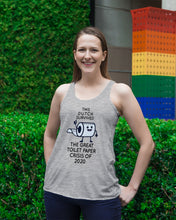 Load image into Gallery viewer, Dutch Survived The Great Toilet Paper Crisis Of 2020 For Personalized Nation Gift Ladies Flowy Tank
