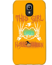Load image into Gallery viewer, This Girl Loves Halloween Gift For Girls Phone case
